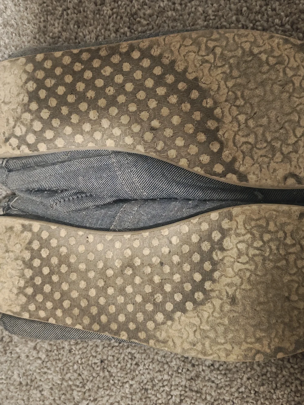 TOMS Classic Slip-Ons Blue Denim